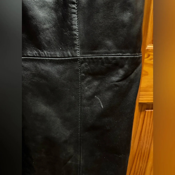 Vintage Centigrade Long Leather Jacket Rn 81893 - Picture 5 of 6